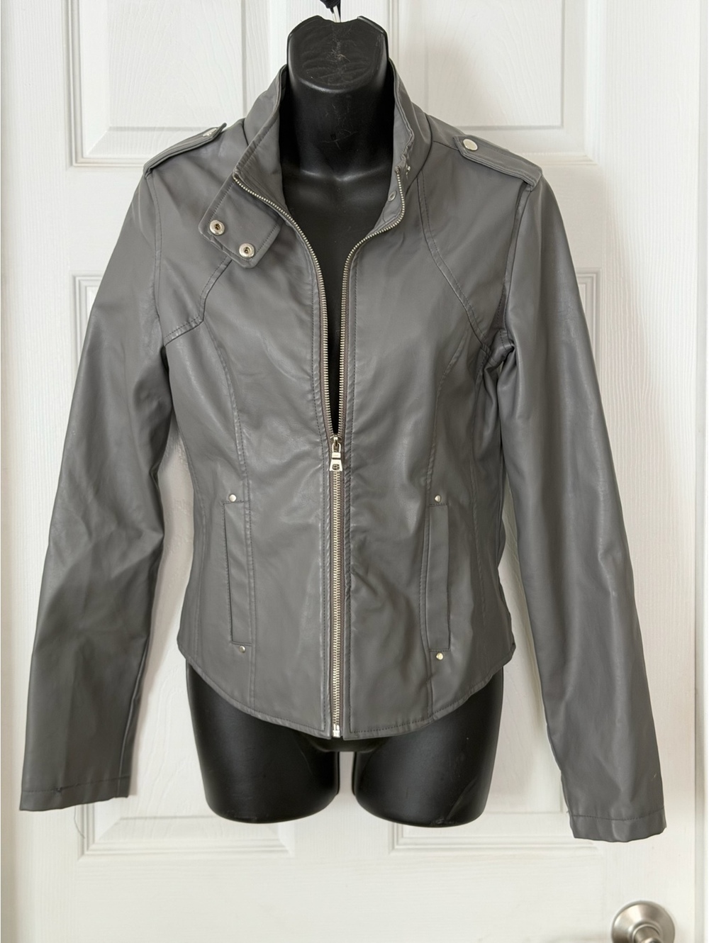 Therapy gray moto jacket - Picture 5 of 7